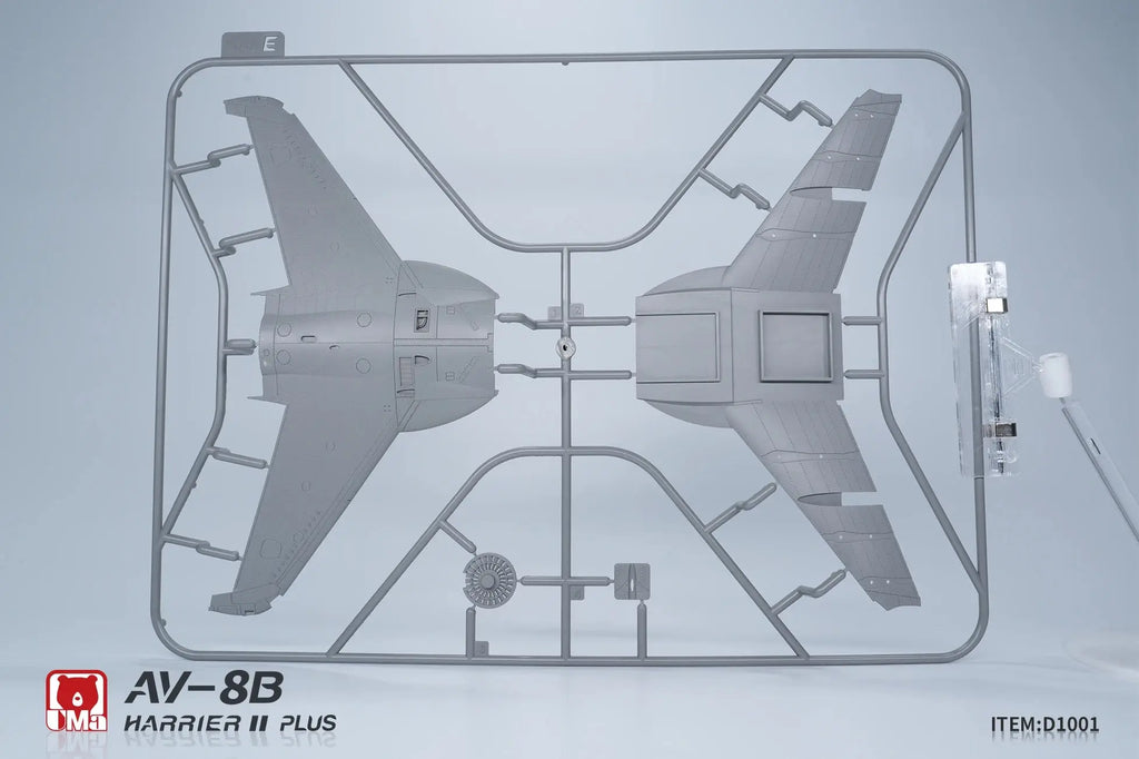 AV-8B Harrier II Plus Attack Aircraft Model Kit 1/48 Scale – USMC Military Jet DIY Assembly - Model to assemble