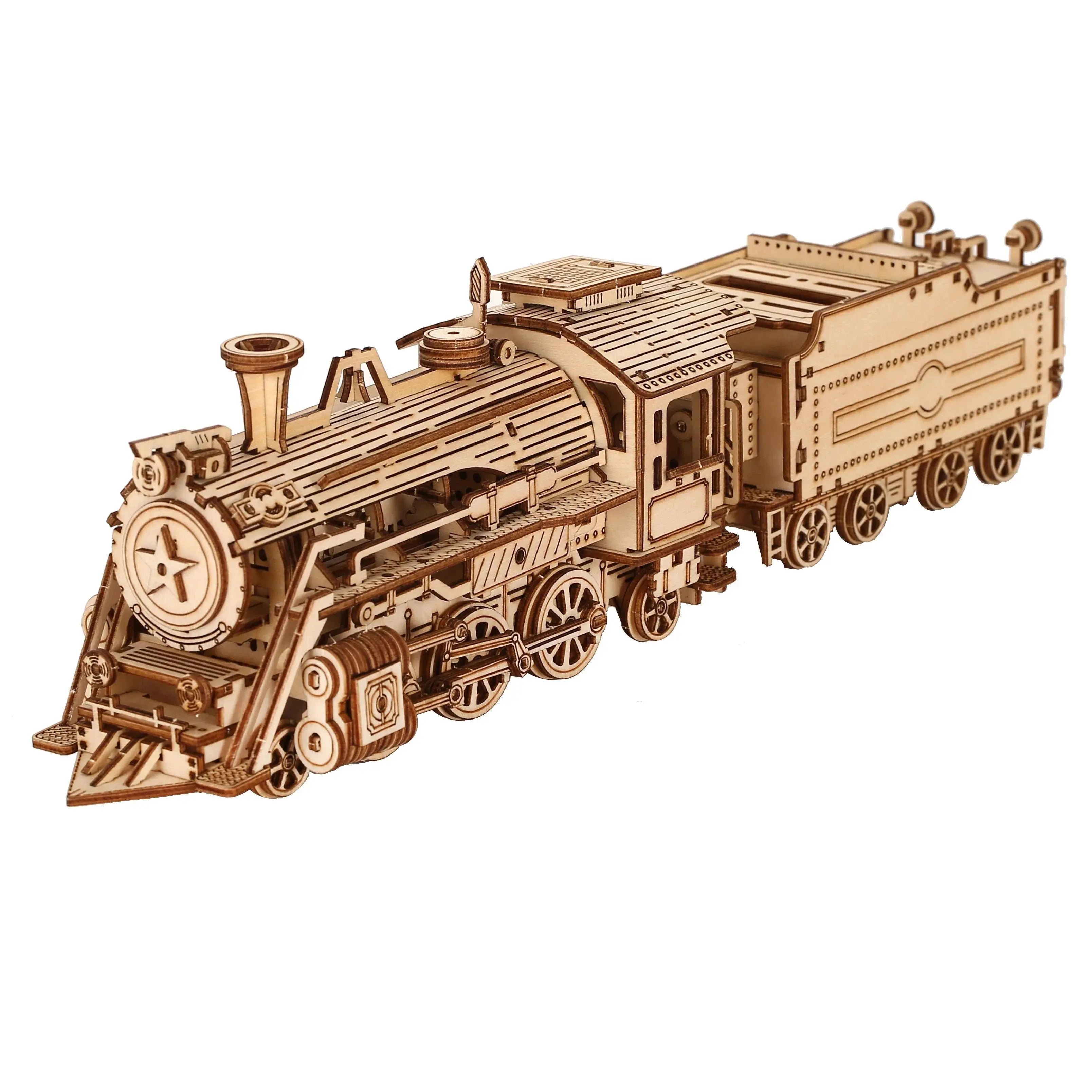 Locomotive Wooden Model Kit Model to assemble