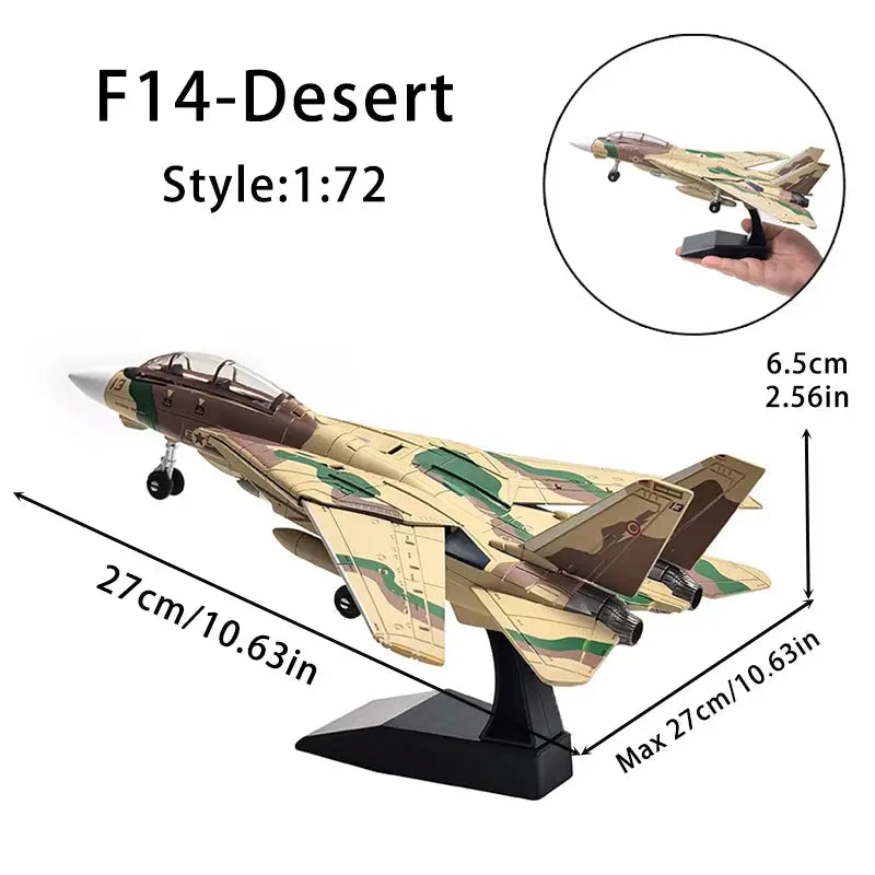 DIY Military Aircraft Model Kit – F14, F35, B2 Bomber & AH64 Helicopter Building Blocks - Model to assemble
