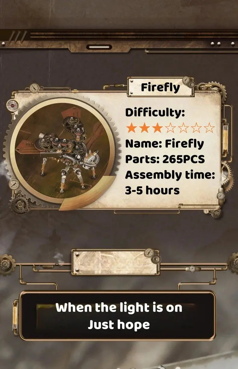 Metal insect Model to assemble