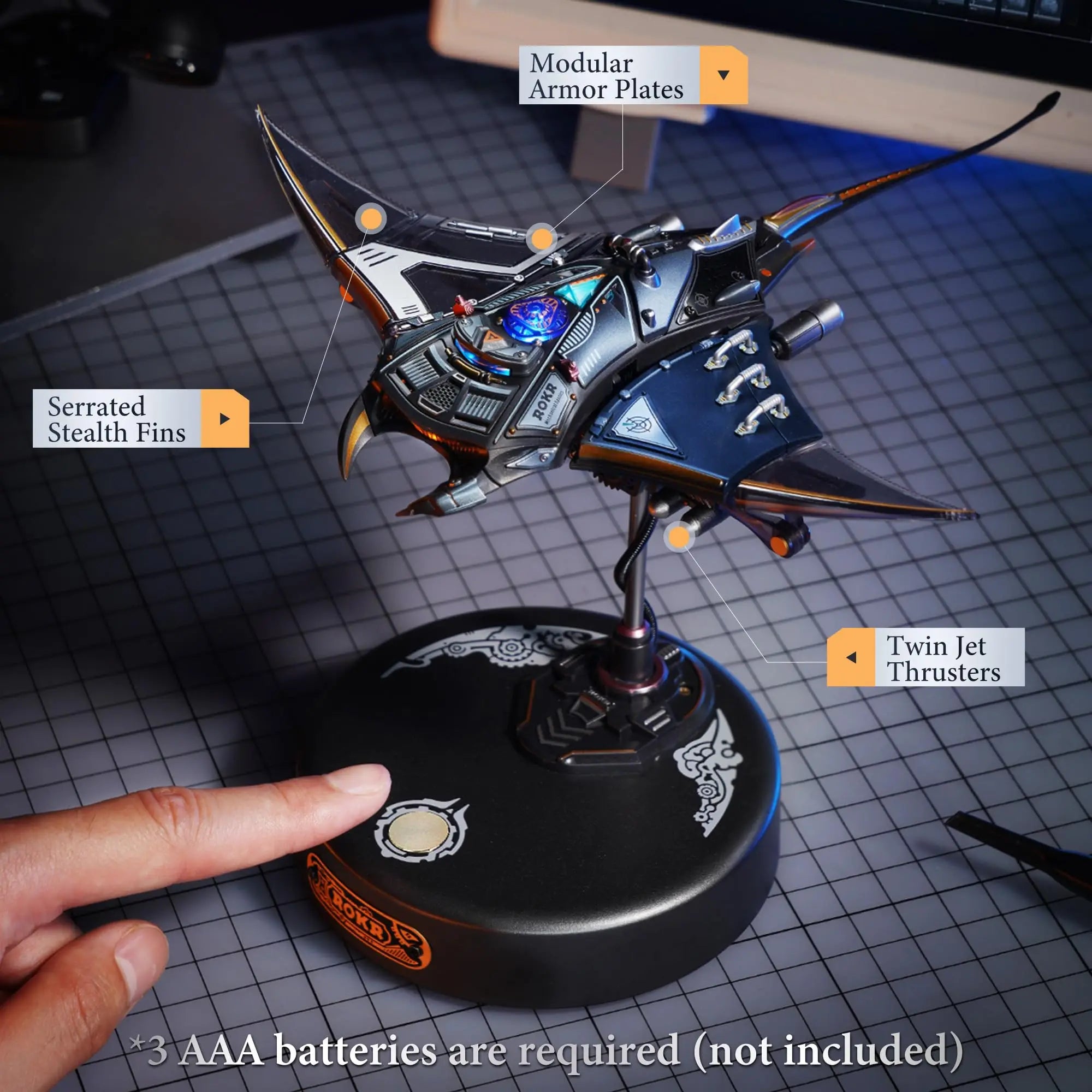 Manta Ray Mechanical - Model to assemble