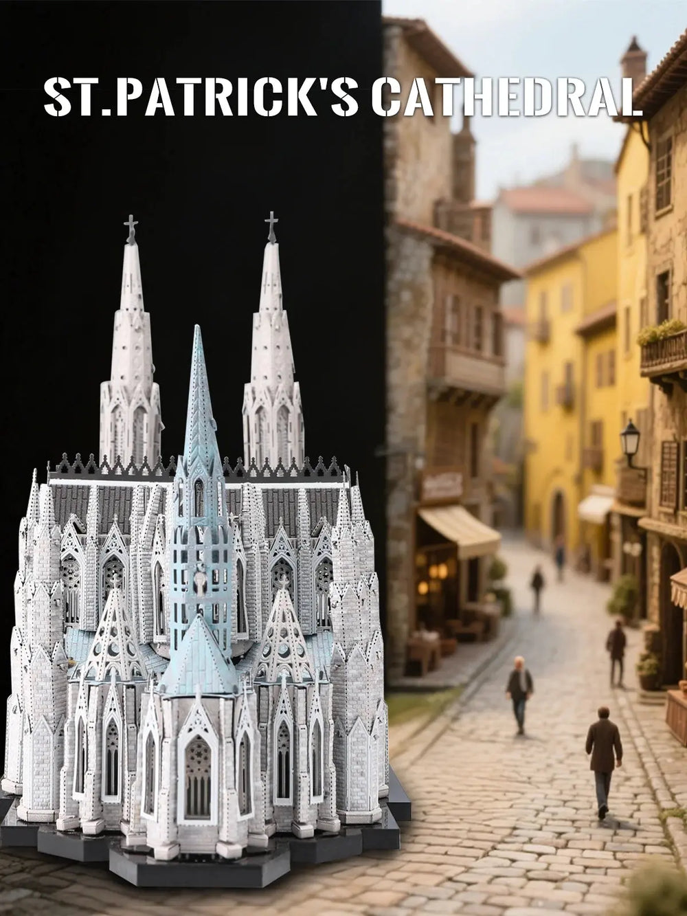 St. Patrick's Cathedral Metal Model to assemble