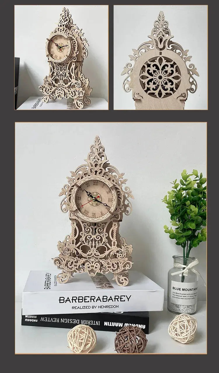 Vintage Pendulum Owl Clock Ferris Wheel Model to assemble