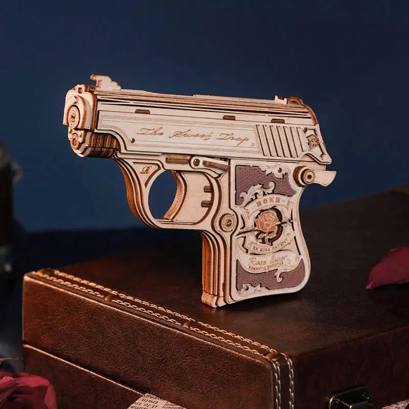 Wooden Gun Model Kit - Model to assemble