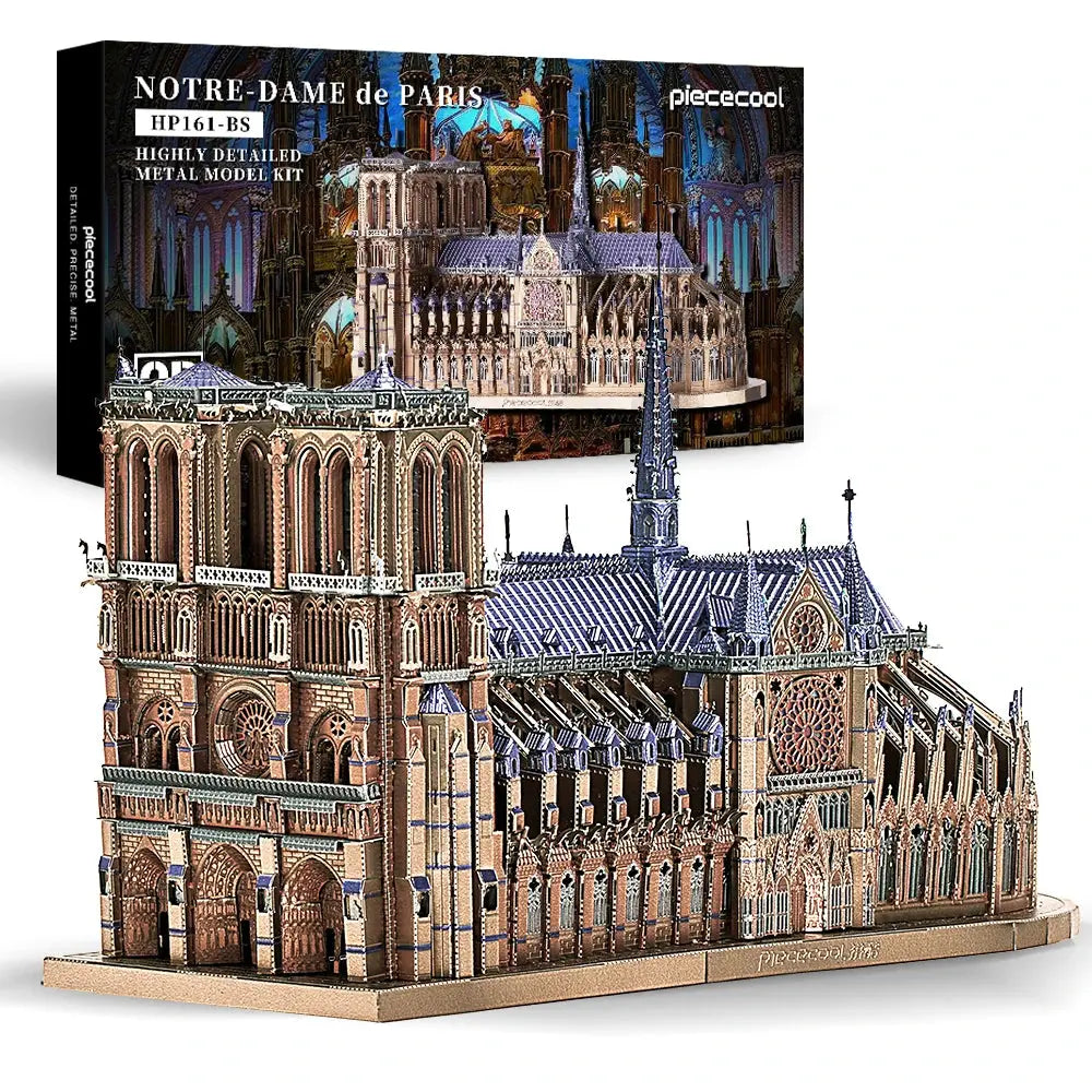 Notre Dame Cathedral Paris Metal Model to assemble