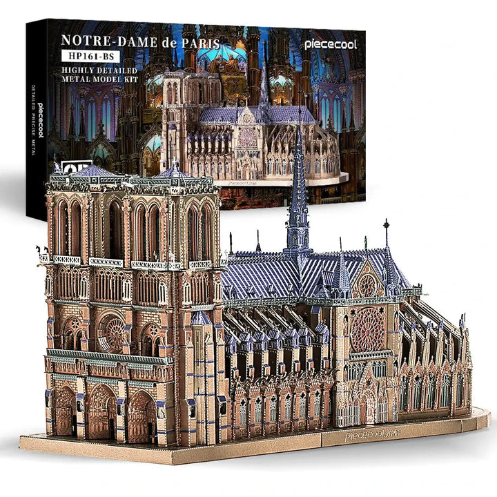 Notre Dame Cathedral Paris Metal Model to assemble