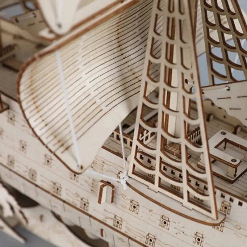 Warship HMS Victory Vessel British Classic Ship Sailboat Model to assemble