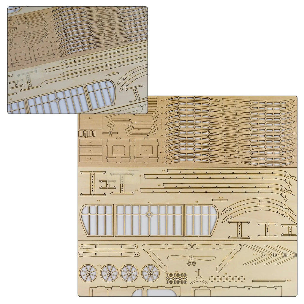 DIY Retro Airplane Model Kit - Model to assemble
