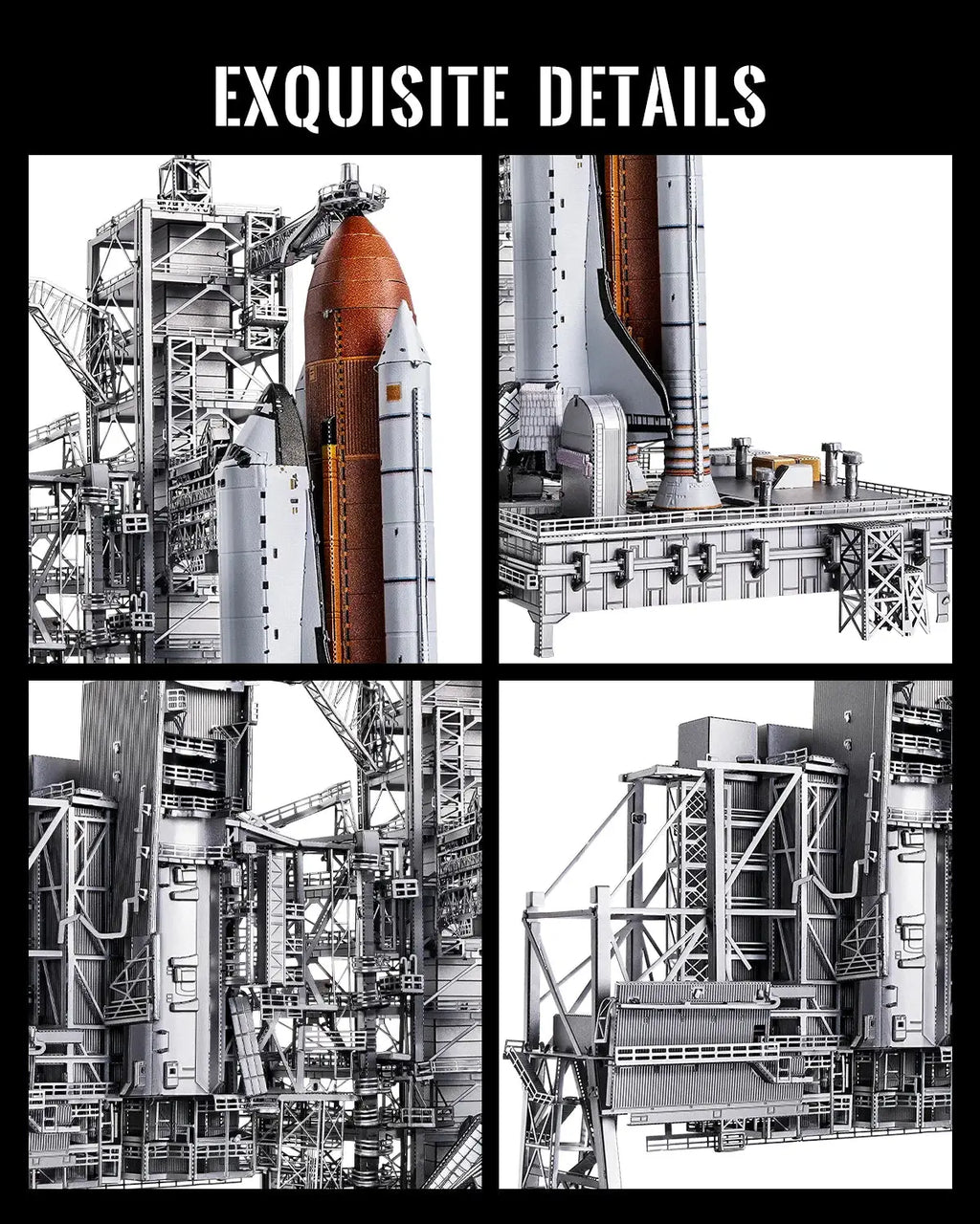 LC-39 Launch Pad 3D Metal Puzzle Kit – Advanced DIY Building Model for Adults Model to assemble