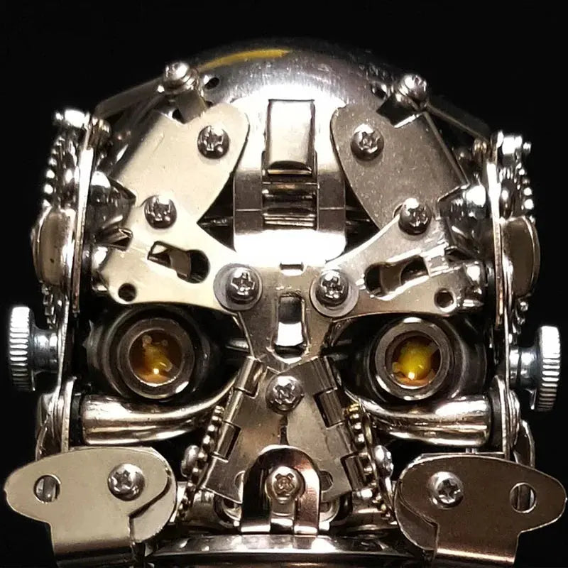 200 Pcs+ Metal Assembly Skull Model 3d Puzzle Metal Assembly Models Difficult Mechanical Toys Precision DIY Kit Model to assemble