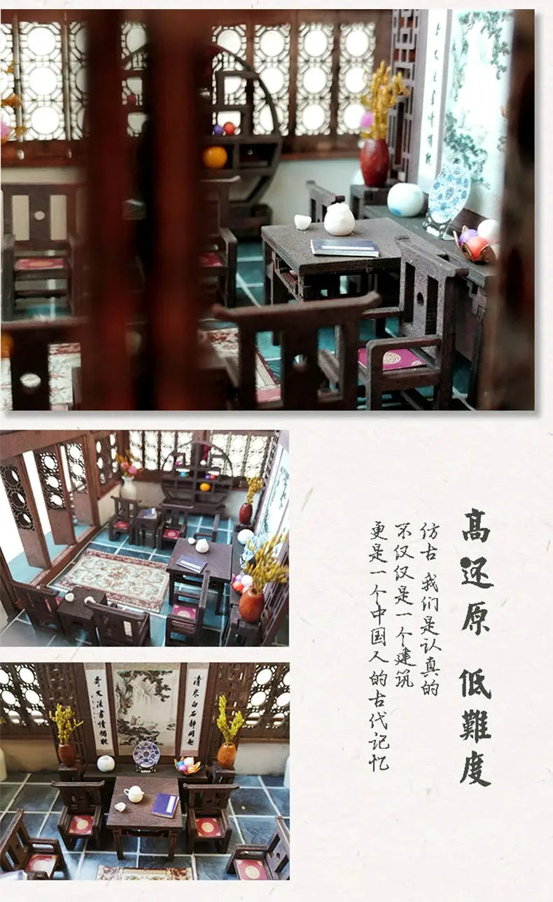 Chinese Ancient Wooden House - Model to assemble