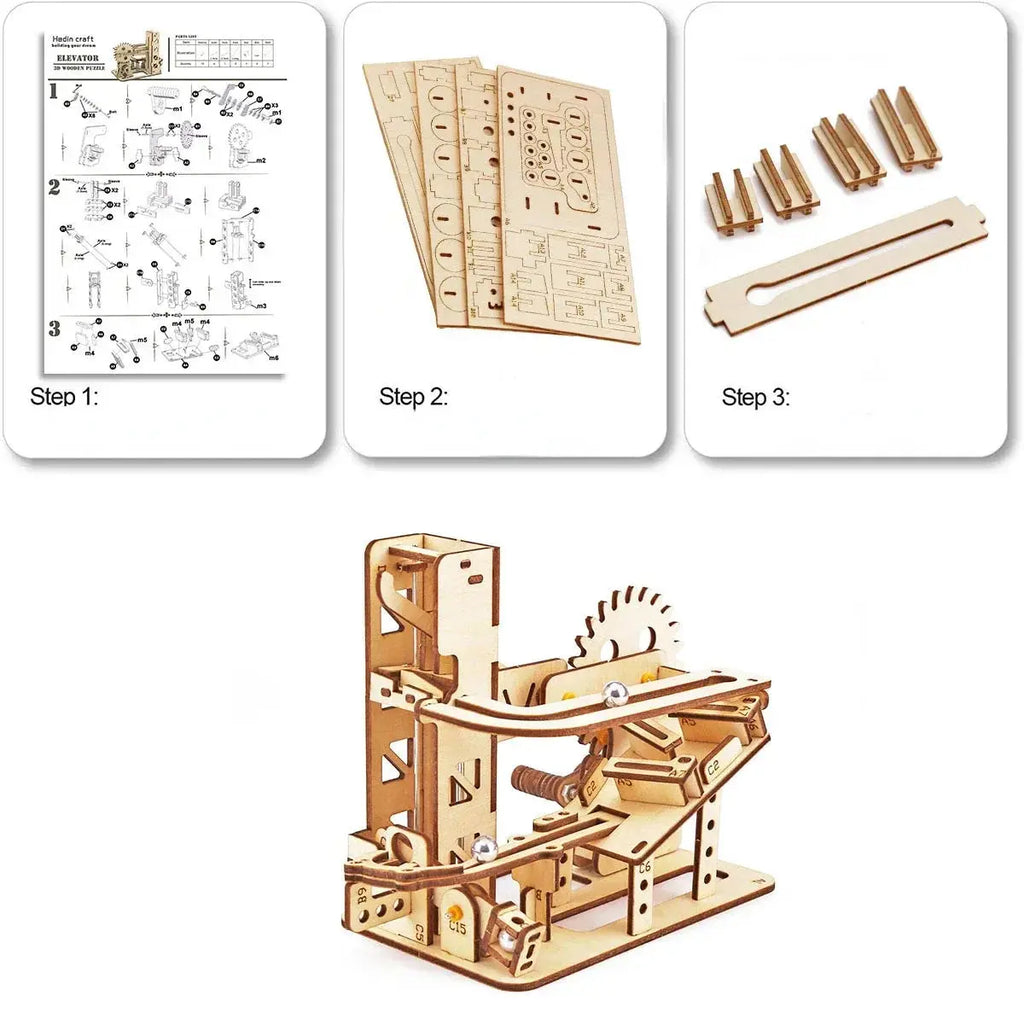 Marble Run Mechanical Track - Model to assemble