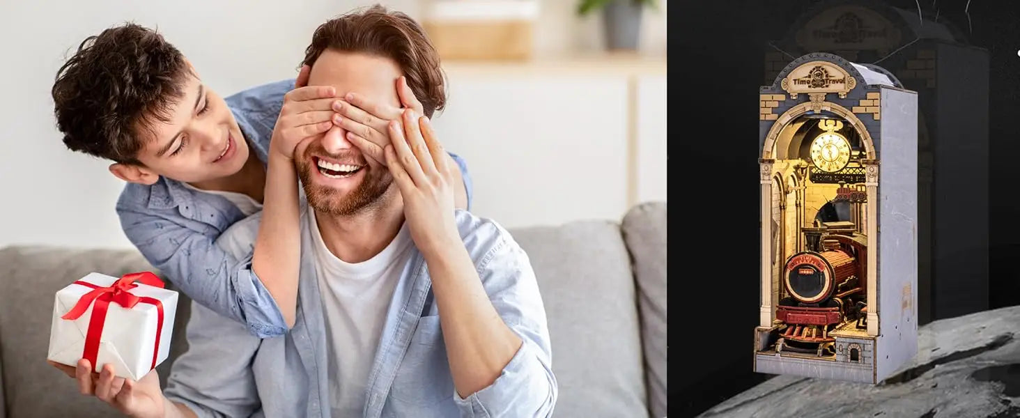 Doll House for Bookshelf - Model to assemble