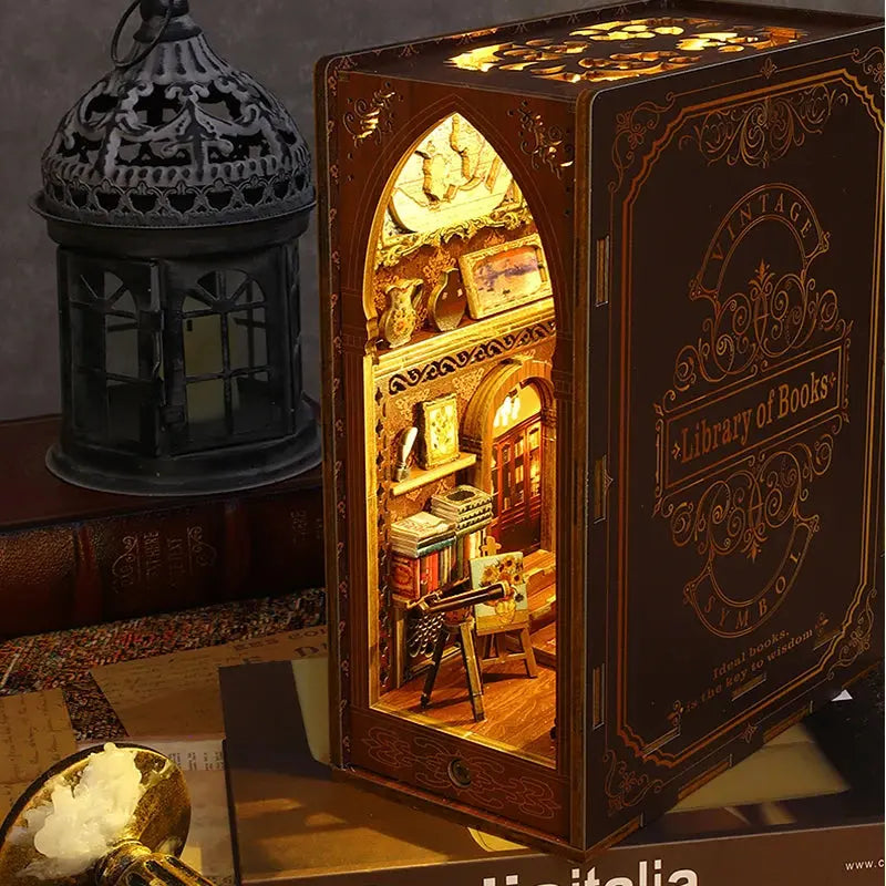 DIY bookend Kits With LED Light - Model to assemble