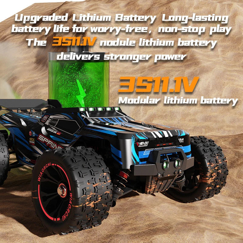 SG116 9522PRO 85KM/H High Speed RC Car Brushless 4WD Off-Road Drift Remote Control Car 1:16 Professional Racing Cars vs SG116MAX Model to assemble