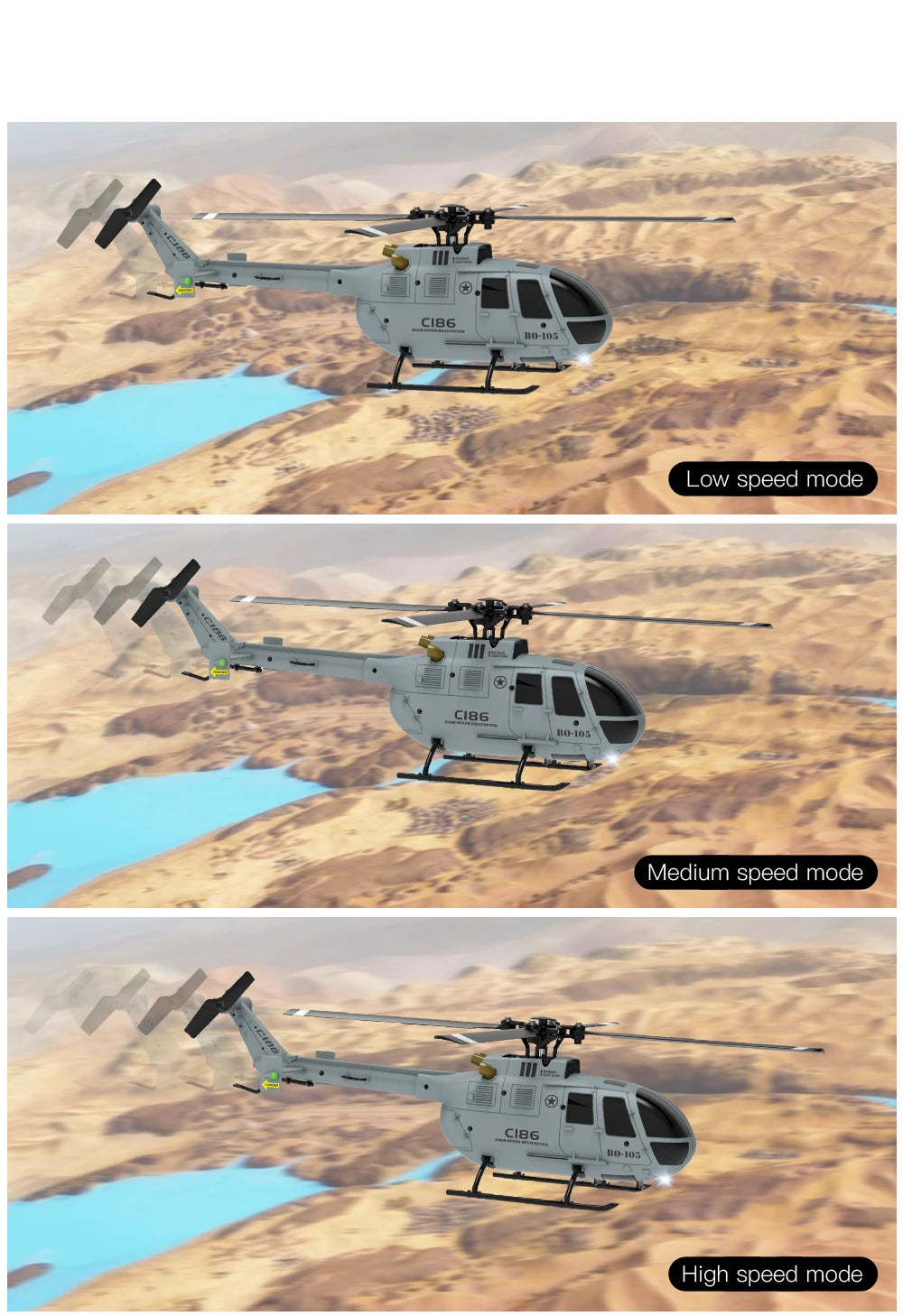 C186 PRO RC Helicopter 4CH BO105 Remote Control Airplane 6 Axis Electronic Gyroscope Aircraft Plane Toys for Children Model to assemble