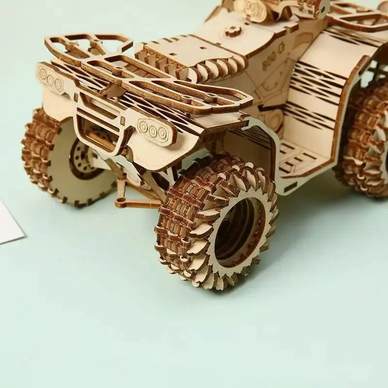 ATV Wooden Model Kit - Model to assemble