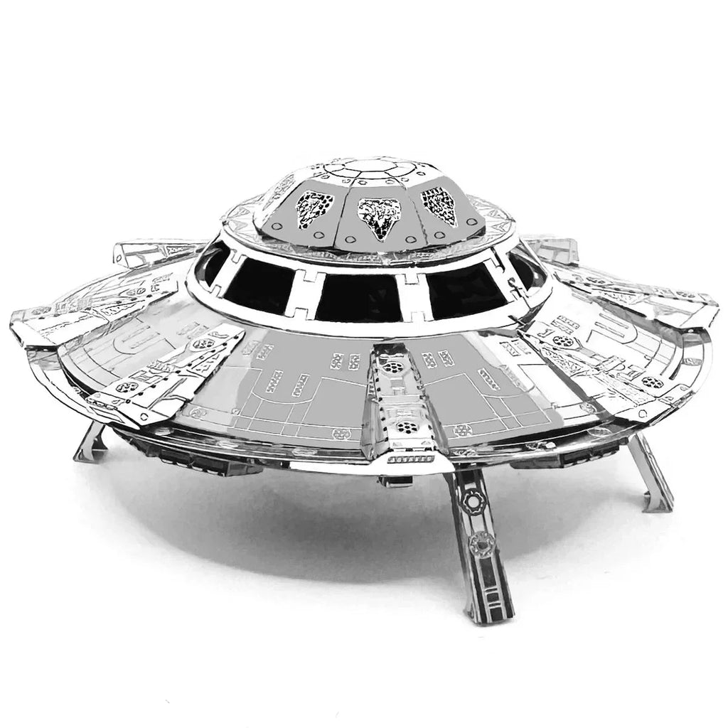 3D Metal Puzzle UFO DIY Handmade Space Exploration Spacecraft Assembly Model Jigsaw Puzzle Toys For Adult Kids Model to assemble
