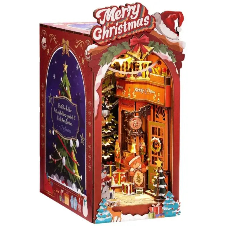 Christmas Dollhouse Bookend - Model to assemble