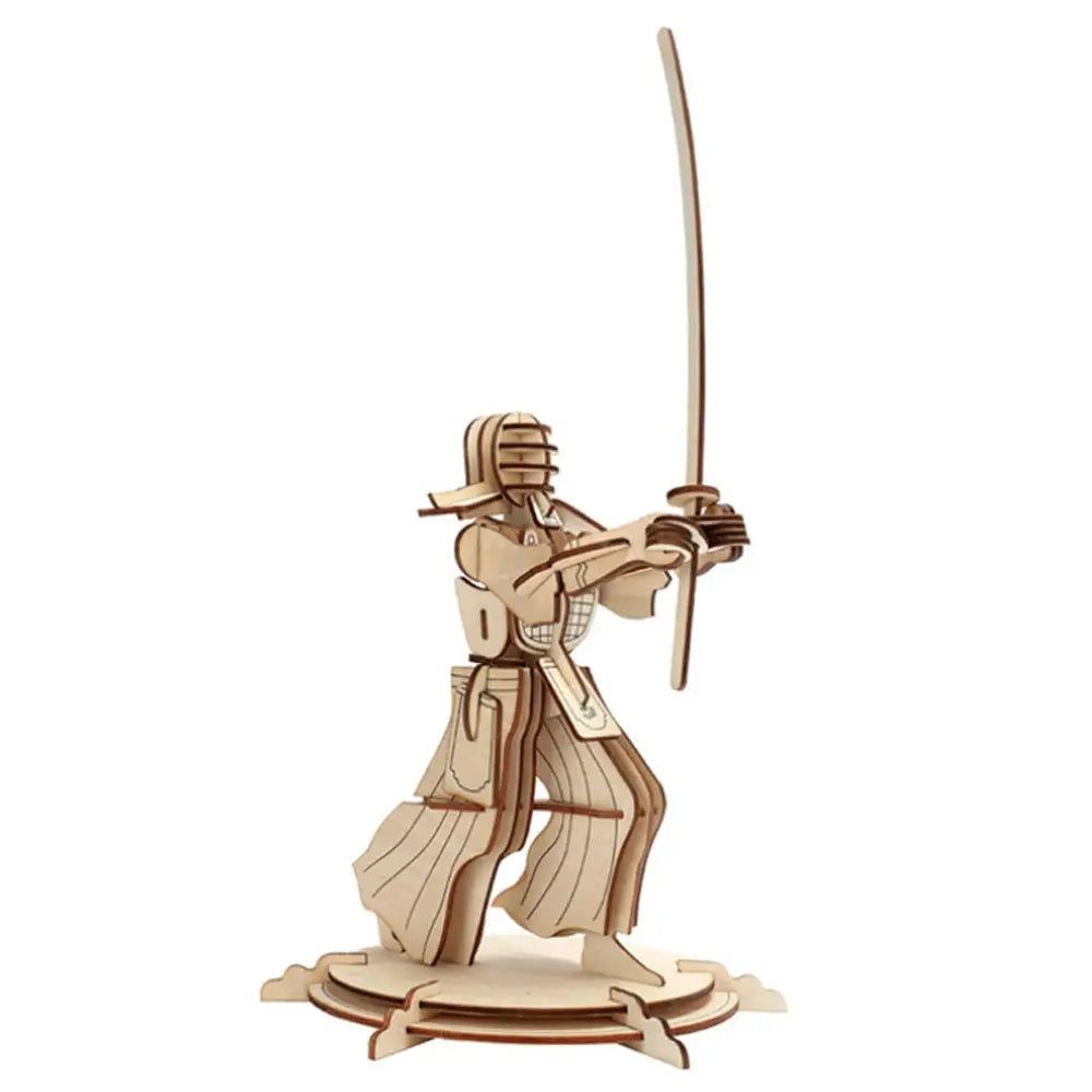 Kendo & Robots Wooden Model Kits Model to assemble