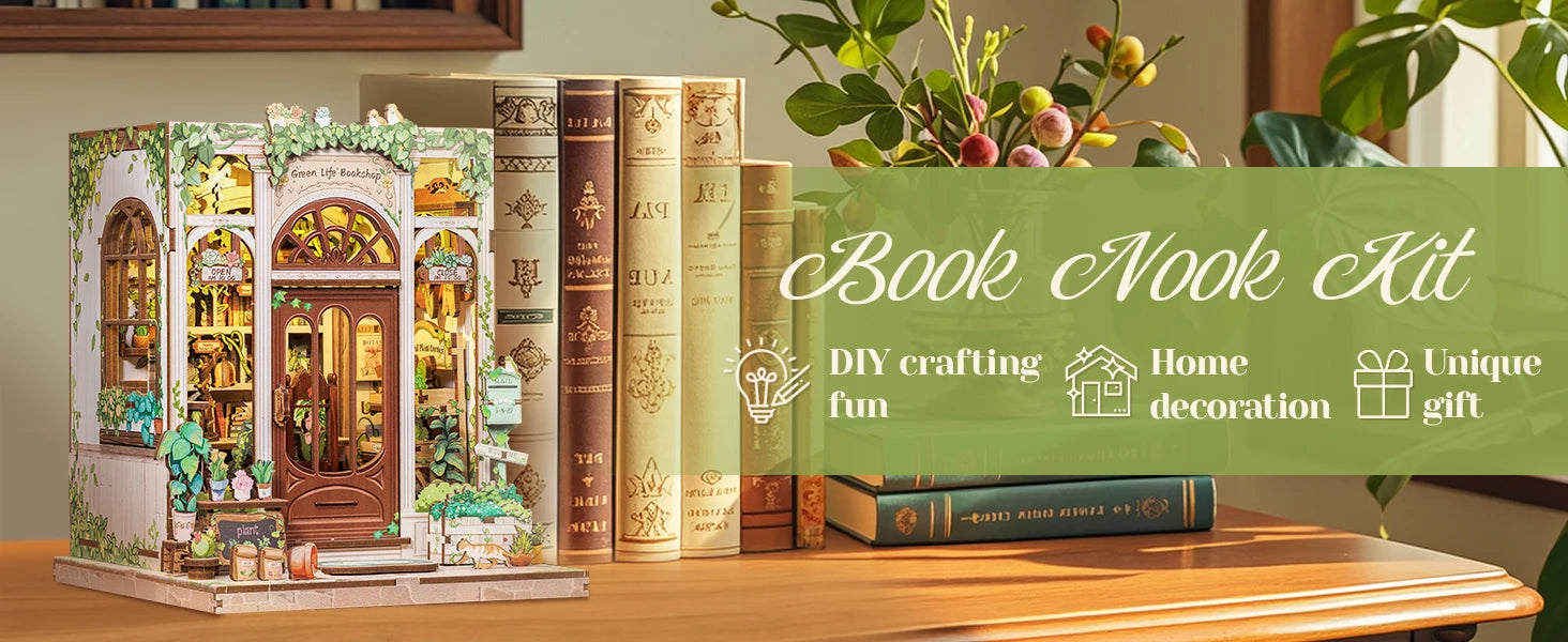 Japan Style Book Nook - Model to assemble