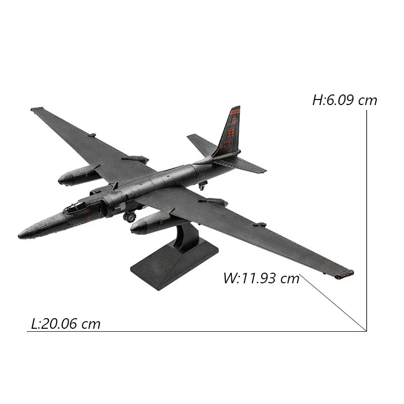 3D Metal Puzzle UFO DIY Handmade Space Exploration Spacecraft Assembly Model Jigsaw Puzzle Toys For Adult Kids Model to assemble