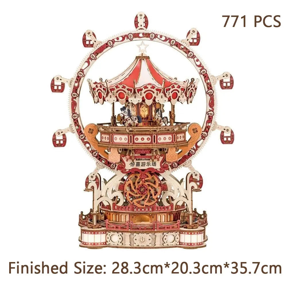 Wooden Playground Miniature Model - Model to assemble