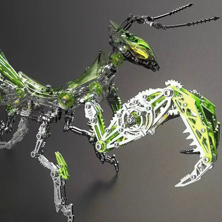 Metal Mechanical Praying Mantis Model Kit