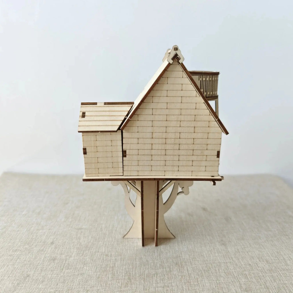 Wooden House 3D Puzzle - Model to assemble