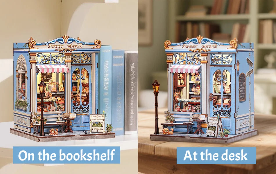 Japan Style Book Nook - Model to assemble