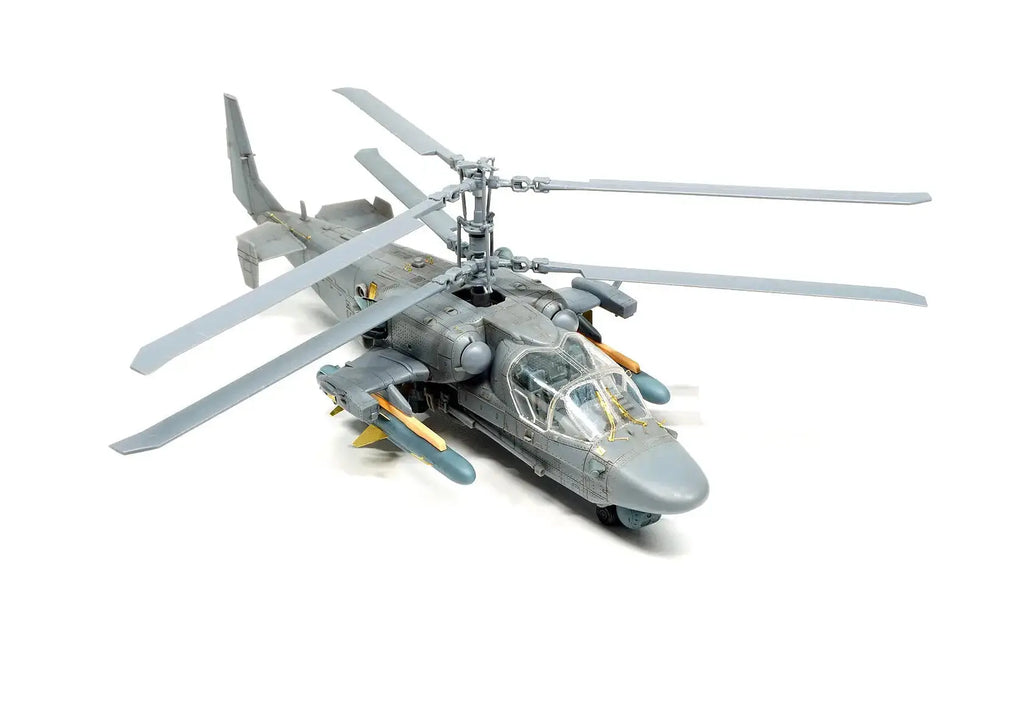 KA-52K Carrier-Based Helicopter Model Kit 1/72 Scale – Russian Military Unassembled Collectible - Model to assemble