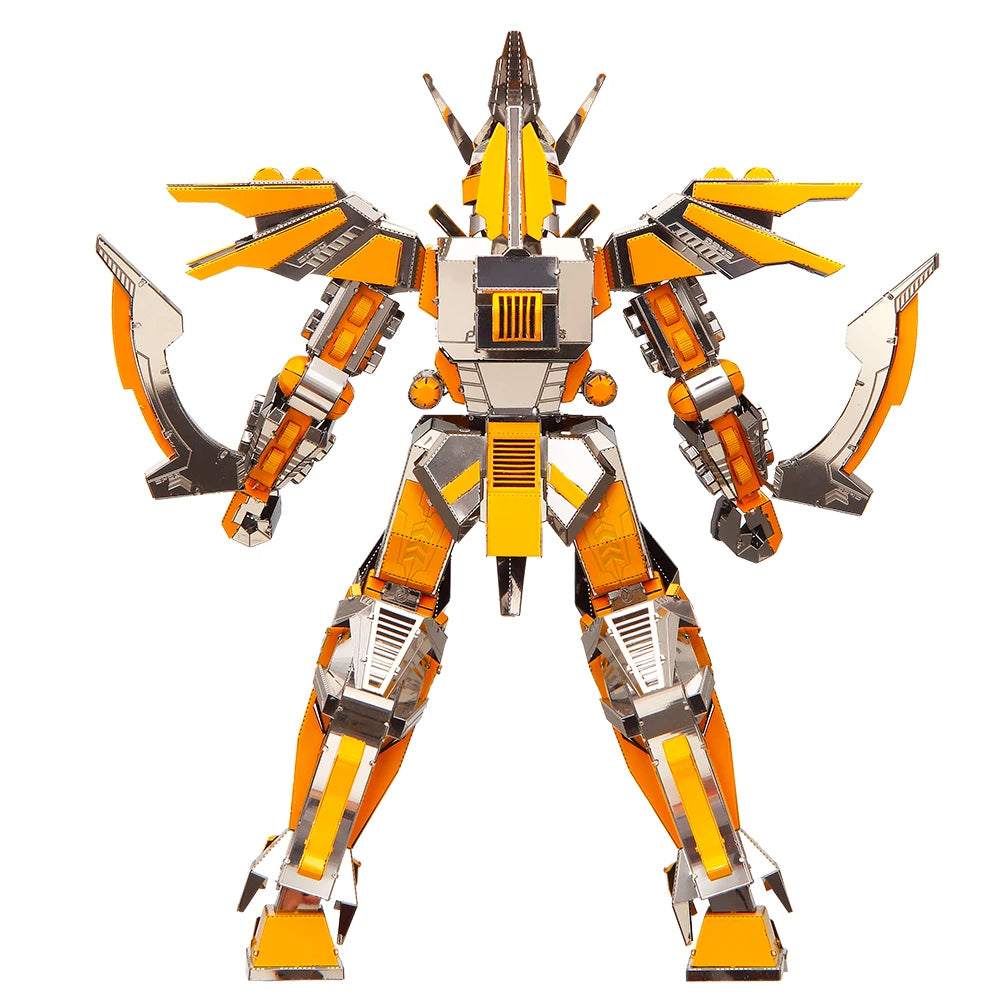 Piececool Model Building Kits Crescent Blade Armor 3D Puzzle Metal Assembly Model Kits Creative Toys DIY for Teens Model to assemble