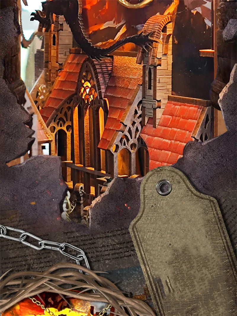 The Lord of the Rings Book Nook - Model to assemble