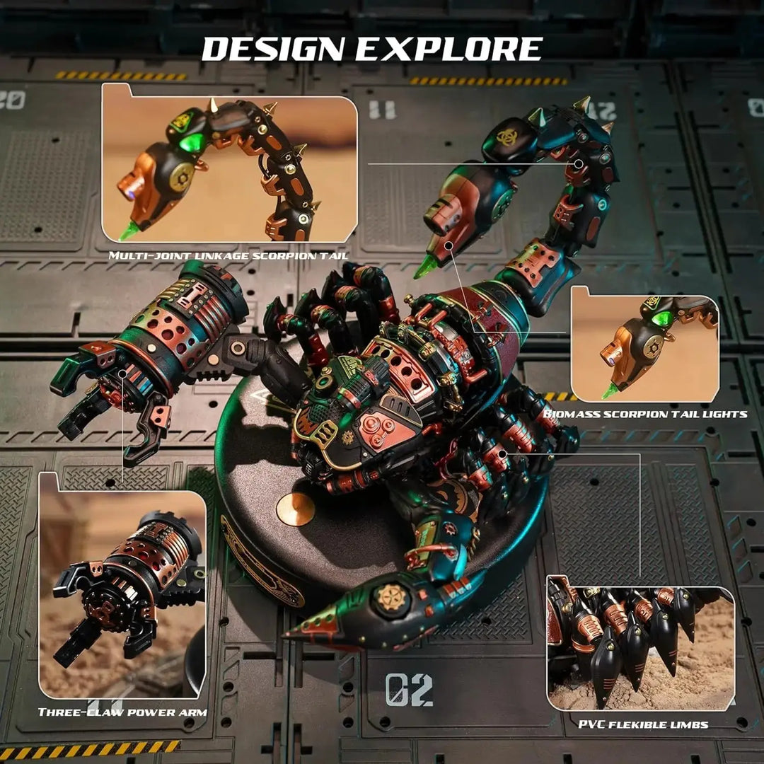 Emperor Scorpion with LED Light - Model to assemble