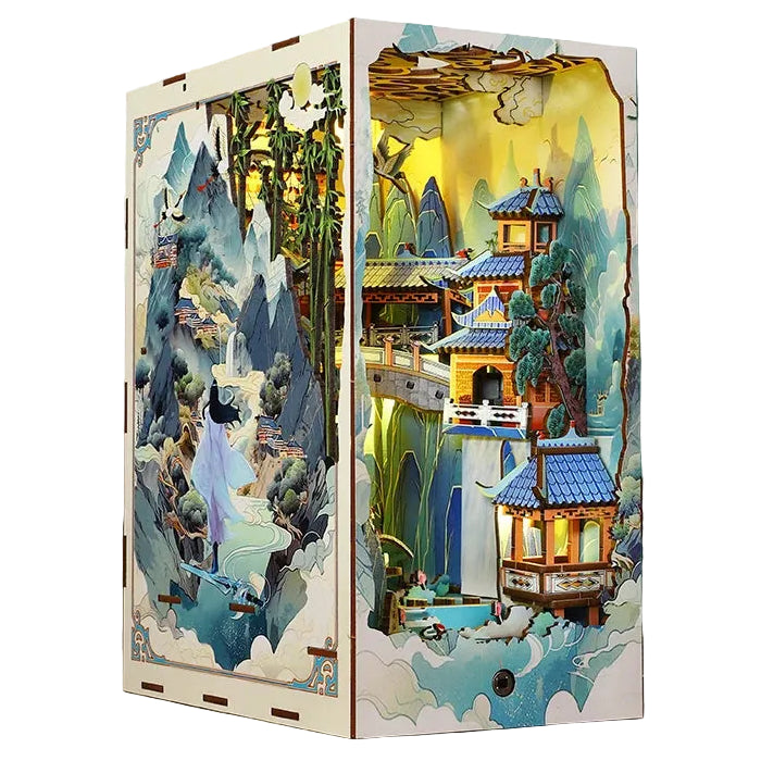 Hidden Mountain Village DIY Book Nook Model to assemble