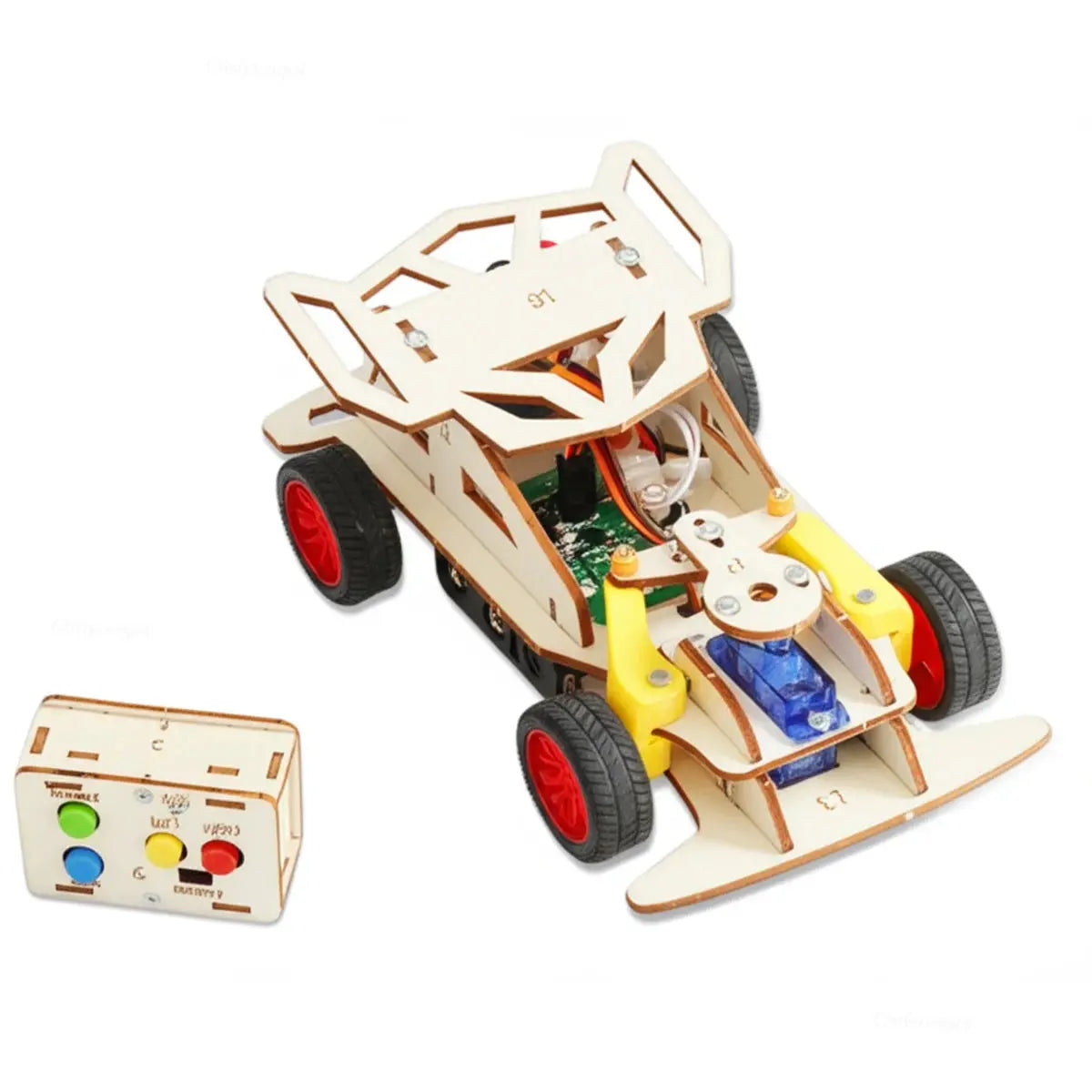 DIY Wooden Remote Control Car - Model to assemble