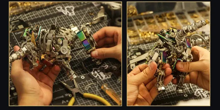Mechanical animal Bull - Model to assemble