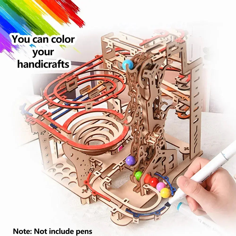 Marble Run Set DIY Assemble Building Model - Model to assemble