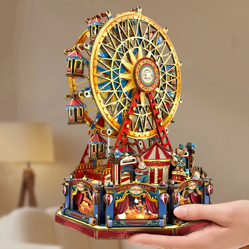Century Ferris Wheel Music Box Doll Houses - Model to assemble