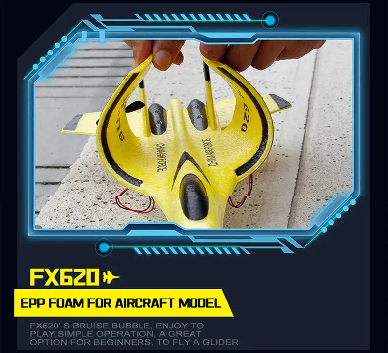 SU-35 RC Fighter Jet Foam Glider – 2.4G Remote Control Fixed Wing Airplane for Kids & Hobbyists - Model to assemble