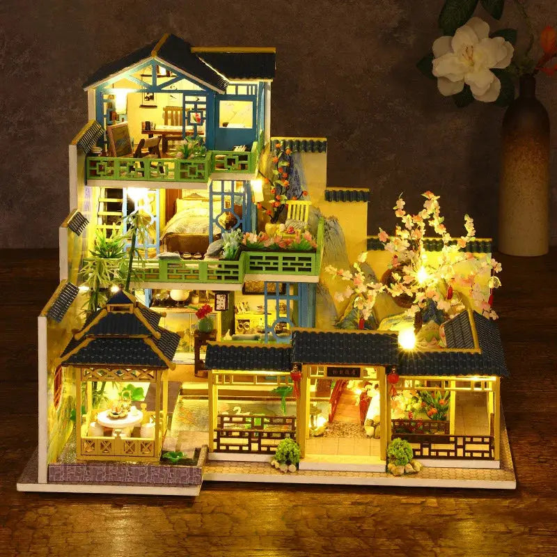 Traditional Chinese Villa DIY Dollhouse