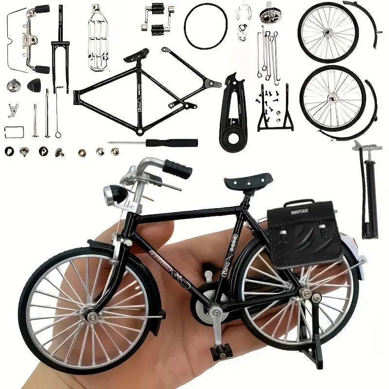 Retro Bicycle Metal Model Kit - Model to assemble