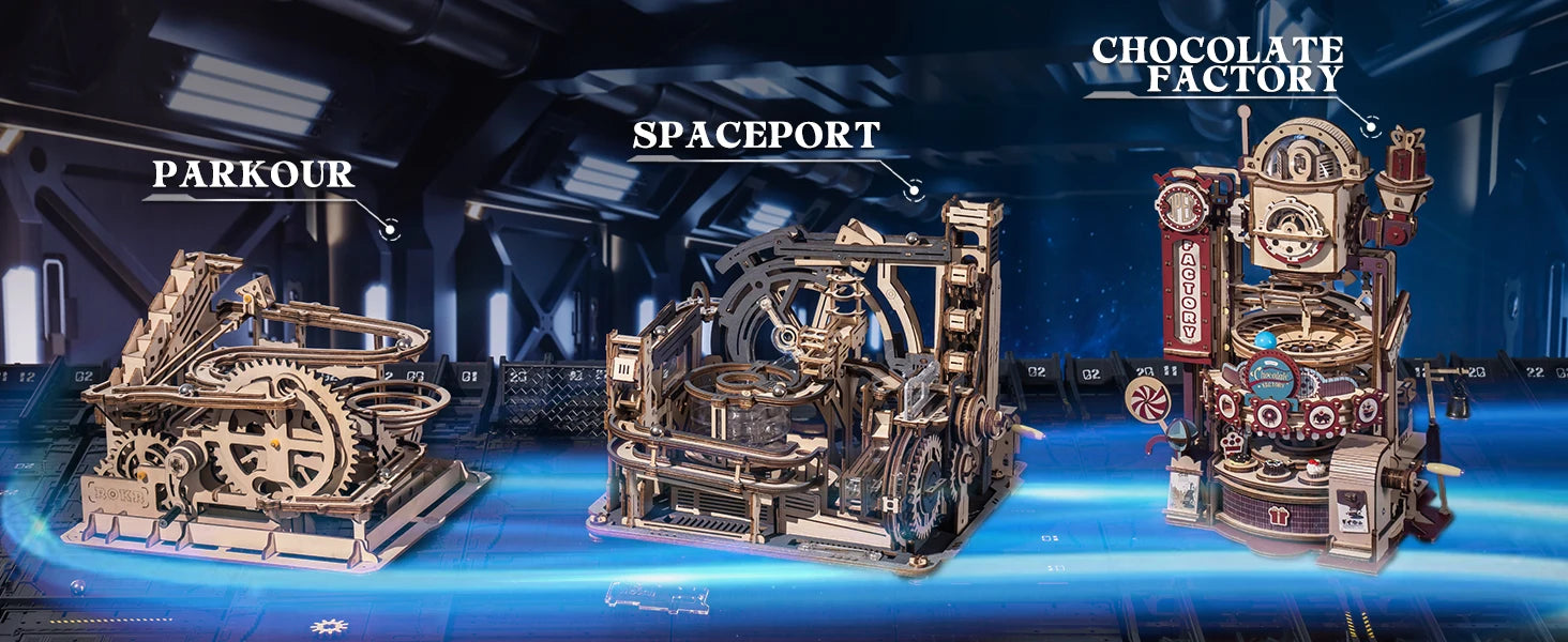 Electric Spaceport Marble - Model to assemble