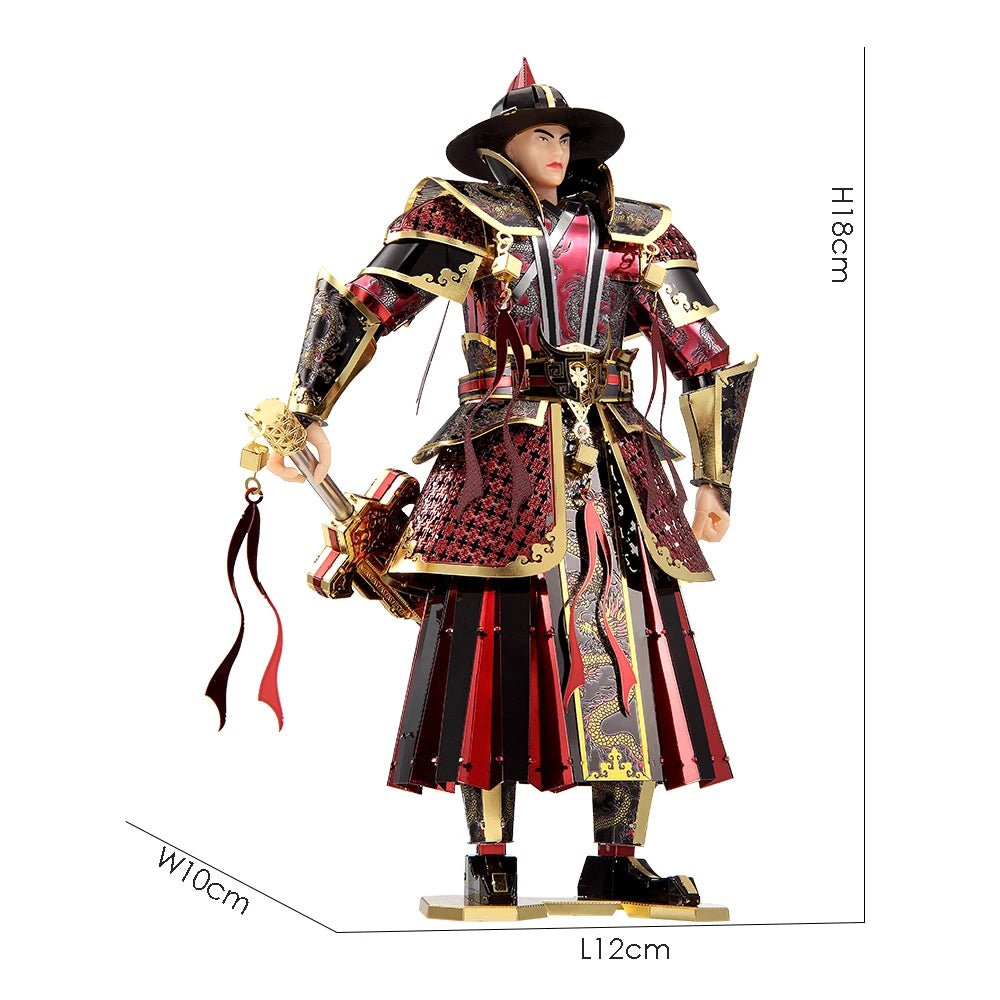 Piececool Puzzle 3D Metal Model The Imperial Guards of Ming Dynasty DIY Assembly Model Kit Toys for Teen Adult Model to assemble