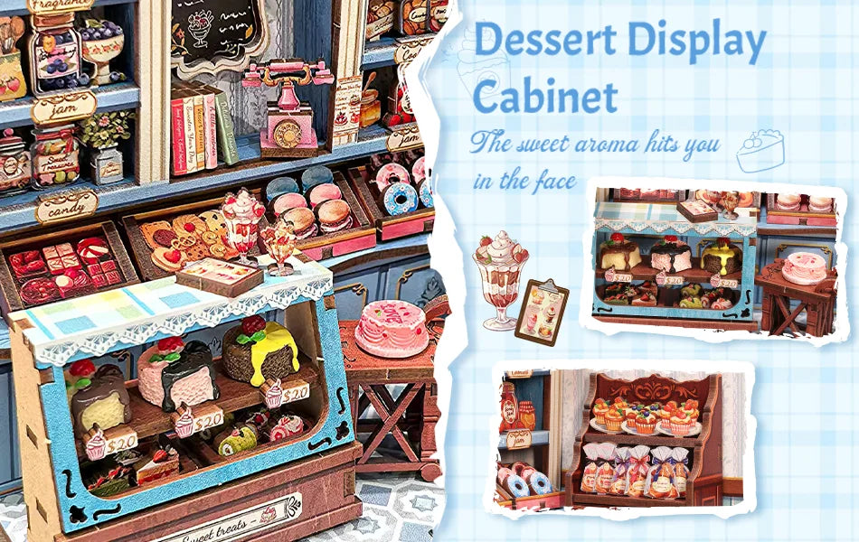 Japan Style Book Nook - Model to assemble