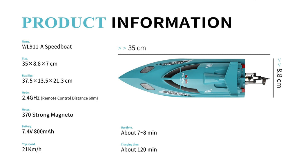 WLtoys WL916 WL912-A RC Boat 2.4Ghz 55KM/H 35KM/H High Speed Racing Watercraft Remote Control Speedboat Toys For Boys Model to assemble