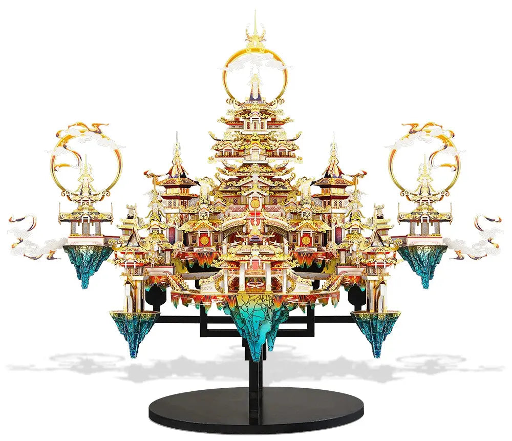 Chinese Buildings Metal Model to assemble