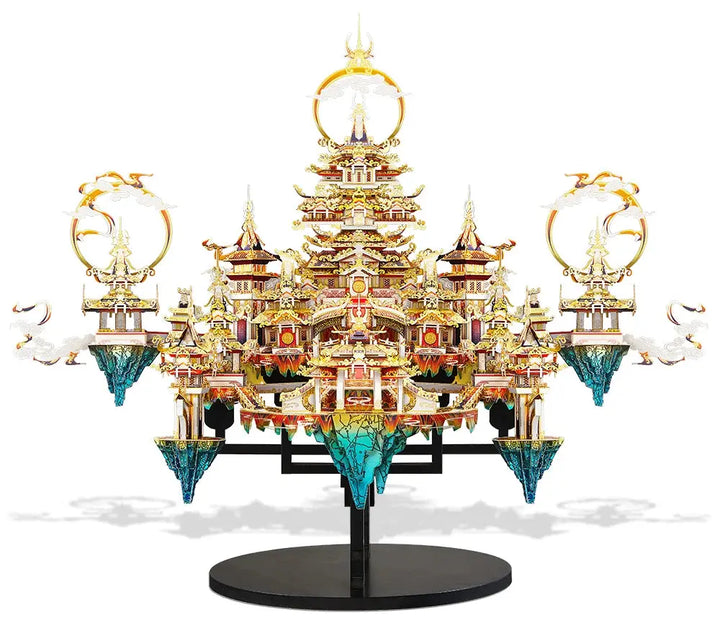 Chinese Buildings Metal Model to assemble