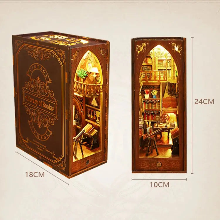 DIY bookend Kits With LED Light - Model to assemble