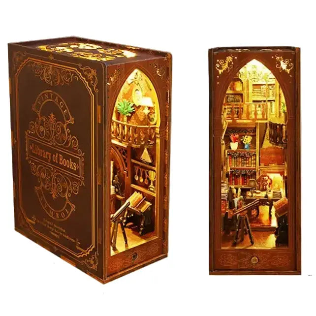 Library of Books DIY Book Nook Kit
